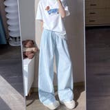 大人こなれ感を演出してくれるギンガムチェックパンツ ワイドパンツ ボトム | maison de LATIR | 詳細画像9 