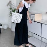 カジュアル×きちんと感が揃ったサロペット つなぎ オールインワン | maison de LATIR | 詳細画像2 
