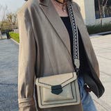 ホワイト | 大人カジュアルなスクエアバッグ ショルダーバッグ 綺麗め | maison de LATIR