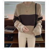 デザインショートニット ボリューム感のあるシルエットがポイント トップス | maison de LATIR | 詳細画像4