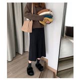 シンプルで履きやすいリブニットスカート ニットスカート リブ | maison de LATIR | 詳細画像2