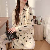 【上下セット】リラックスタイムにおすすめのルームウェア 休日 パジャマ | maison de LATIR | 詳細画像3 