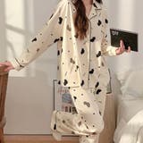 【上下セット】リラックスタイムにおすすめのルームウェア 休日 パジャマ | maison de LATIR | 詳細画像4 