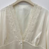 上品で肌触りの良いルームウェア パジャマ お家タイム | maison de LATIR | 詳細画像11 