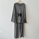 アニマルデザインがかわいい冬パジャマ 上下セット セットアップ | maison de LATIR | 詳細画像7 