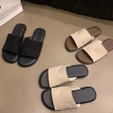安定感にリラックスできるミュールサンダル フラットソール ぺったんこサンダル | maison de LATIR | 詳細画像4