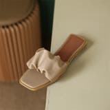 立体感シャーリングフリルギャザーで足元に抜け感を。さっと履けてこなれるスクエアト… | maison de LATIR | 詳細画像12 