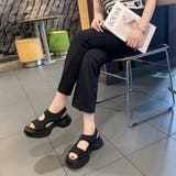 幅広いシーンで活躍する定番アイテム!丸いフォルムが可愛い厚底サンダルスリッポン | maison de LATIR | 詳細画像3