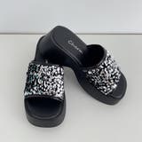 一気に華やかさアップスパンコールサンダル 厚底 フラットソール | maison de LATIR | 詳細画像8 