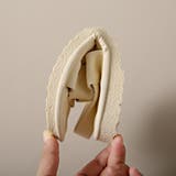 ふんわり履き心地いいクロスサンダル フラット 2 | maison de LATIR | 詳細画像12