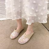 おうち時間やお出かけにも活躍してくれるシアーサンダル 刺繍 透け感 | maison de LATIR | 詳細画像3 