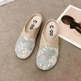 おうち時間やお出かけにも活躍してくれるシアーサンダル 刺繍 透け感 | maison de LATIR | 詳細画像7 