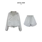 カジュアルなルーズパーカーのセットアップ スポーツ ワイドレッグ | maison de LATIR | 詳細画像10 