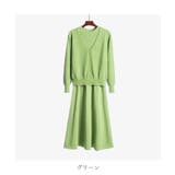 上品さのあるニットワンピース×Vネックカーディガンセットアップ 夏 夏 | maison de LATIR | 詳細画像13