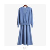 上品さのあるニットワンピース×Vネックカーディガンセットアップ 夏 夏 | maison de LATIR | 詳細画像14