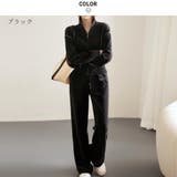 こなれ見えするデザインでトレンド感UP!ジップアップブルゾン&ワイドパンツセット… | maison de LATIR | 詳細画像17