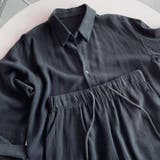 2点セット着回し力抜群のリネンシャツ&ショートパンツ セットアップ カジュアル | maison de LATIR | 詳細画像17