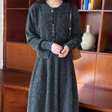スタイル良く女性らしさを最大限に引き出してくれるトップス&スカート2点セットアッ… | maison de LATIR | 詳細画像3 