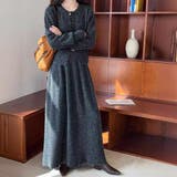 スタイル良く女性らしさを最大限に引き出してくれるトップス&スカート2点セットアッ… | maison de LATIR | 詳細画像4 
