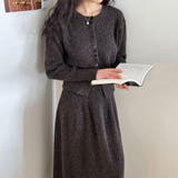 スタイル良く女性らしさを最大限に引き出してくれるトップス&スカート2点セットアッ… | maison de LATIR | 詳細画像5 