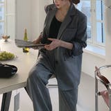 【セットアップ】美スタイル魅せのジャケット&パンツセレモニースーツ オフィス 韓… | maison de LATIR | 詳細画像2 