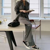 【セットアップ】美スタイル魅せのジャケット&パンツセレモニースーツ オフィス 韓… | maison de LATIR | 詳細画像5 