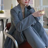 【セットアップ】美スタイル魅せのジャケット&パンツセレモニースーツ オフィス 韓… | maison de LATIR | 詳細画像7 