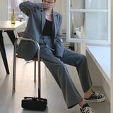 【セットアップ】美スタイル魅せのジャケット&パンツセレモニースーツ オフィス 韓… | maison de LATIR | 詳細画像12 