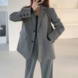 【セットアップ】美スタイル魅せのジャケット&パンツセレモニースーツ オフィス 韓… | maison de LATIR | 詳細画像15 