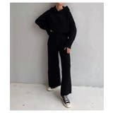 カジュアルにラフな着心地セットアップ レディース セットアップ | maison de LATIR | 詳細画像3