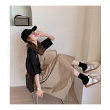 着映え力抜群。ウエストドロストジャンスカ 2点セット フレアスカート | maison de LATIR | 詳細画像2