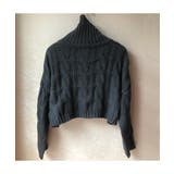 レディなシルエットを楽しむケーブルニット&リブ編みスカートセットアップ ニットプ… | maison de LATIR | 詳細画像6 