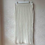 ほどよいフィット感で綺麗なライン魅せエレガントショート丈ニットトップス&ミディア… | maison de LATIR | 詳細画像11 