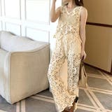 クロシェ編みノースリーブ&フレアパンツ トップス タンクトップ | maison de LATIR | 詳細画像3
