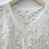 クロシェ編みノースリーブ&フレアパンツ トップス タンクトップ | maison de LATIR | 詳細画像10