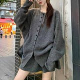 ゆるっと可愛い、冬ニットセット 万能 セットアップ | maison de LATIR | 詳細画像3 