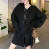 ブラック | ゆるっと可愛い、冬ニットセット 万能 セットアップ | maison de LATIR