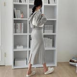 ゆるっとキレイなセットアップ スウェットパーカー ジップ | maison de LATIR | 詳細画像3