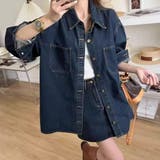 ブルー | 着るだけでコーデが決まるセットアップ デニム ホーム | maison de LATIR