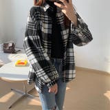 大人こなれ感とトレンドを兼ね備えたチェック柄シャツ トップス アウター | maison de LATIR | 詳細画像5