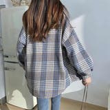 大人こなれ感とトレンドを兼ね備えたチェック柄シャツ トップス アウター | maison de LATIR | 詳細画像7