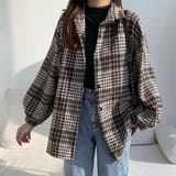 大人こなれ感とトレンドを兼ね備えたチェック柄シャツ トップス アウター | maison de LATIR | 詳細画像8