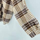 大人こなれ感とトレンドを兼ね備えたチェック柄シャツ トップス アウター | maison de LATIR | 詳細画像13
