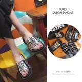 歩きやすい PARISデザインカジュアルサンダル スリッパサンダル | maison de LATIR | 詳細画像1 