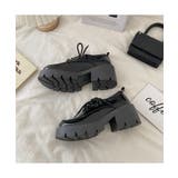 カジュアル可愛い厚底レースアップシューズ きれい目 カジュアル | maison de LATIR | 詳細画像9 