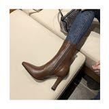 コーデ全体を引き締めてくれるスティレットヒールアンクルブーツ 春 ポインテッドト… | maison de LATIR | 詳細画像5 