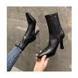 コーデ全体を引き締めてくれるスティレットヒールアンクルブーツ 春 ポインテッドト… | maison de LATIR | 詳細画像8 