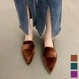 ぺたんこでも華やかな大人パンプス 足元 靴 | maison de LATIR | 詳細画像1 