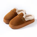 暖足元ふわもこムートンスリッポン シューズ ヒール4cm | maison de LATIR | 詳細画像1 