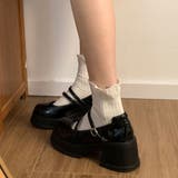 安定感とトレンドを楽しむ主役厚底ストラップシューズパンプス メリージェーン オフ… | maison de LATIR | 詳細画像3 